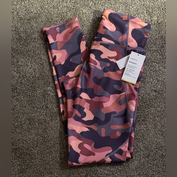 Old Navy Other - Old Navy High-Waisted PowerSoft Pink Camo Leggings Girls Size XL 16-18 NWT